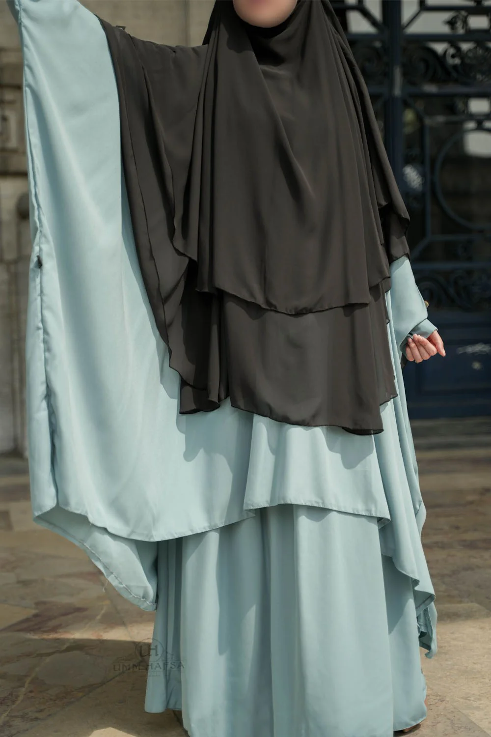 Abaya 2 pièces à clips Umm Hafsa - Image 11