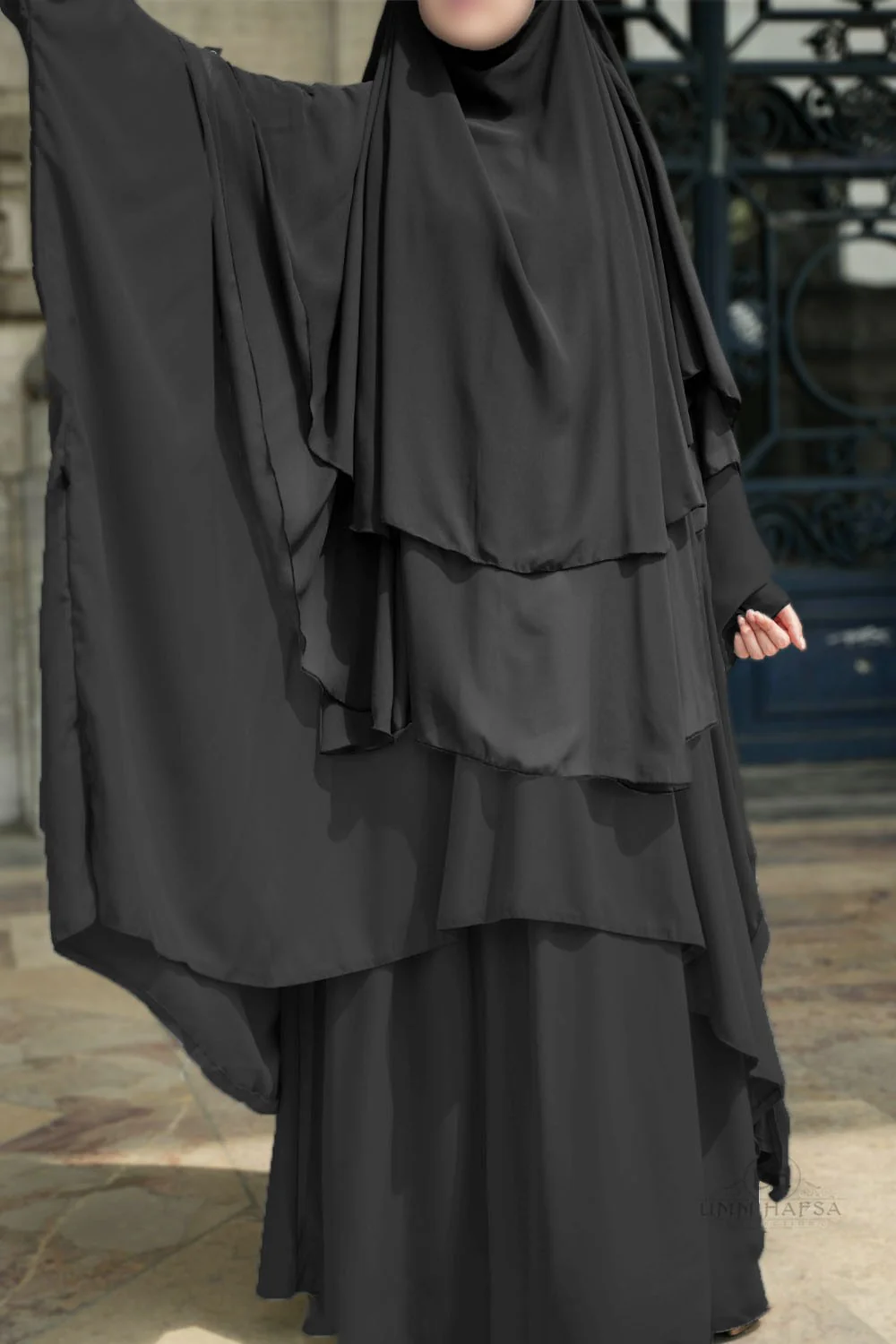 Abaya 2 pièces à clips Umm Hafsa - Image 19