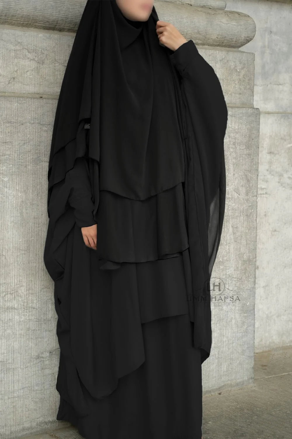Abaya 2 pièces à clips Umm Hafsa - Image 2