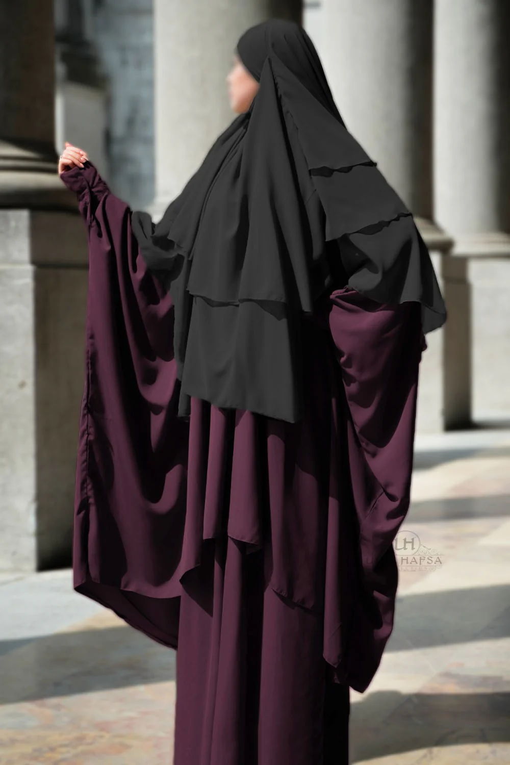 Abaya 2 pièces à clips Umm Hafsa - Image 23