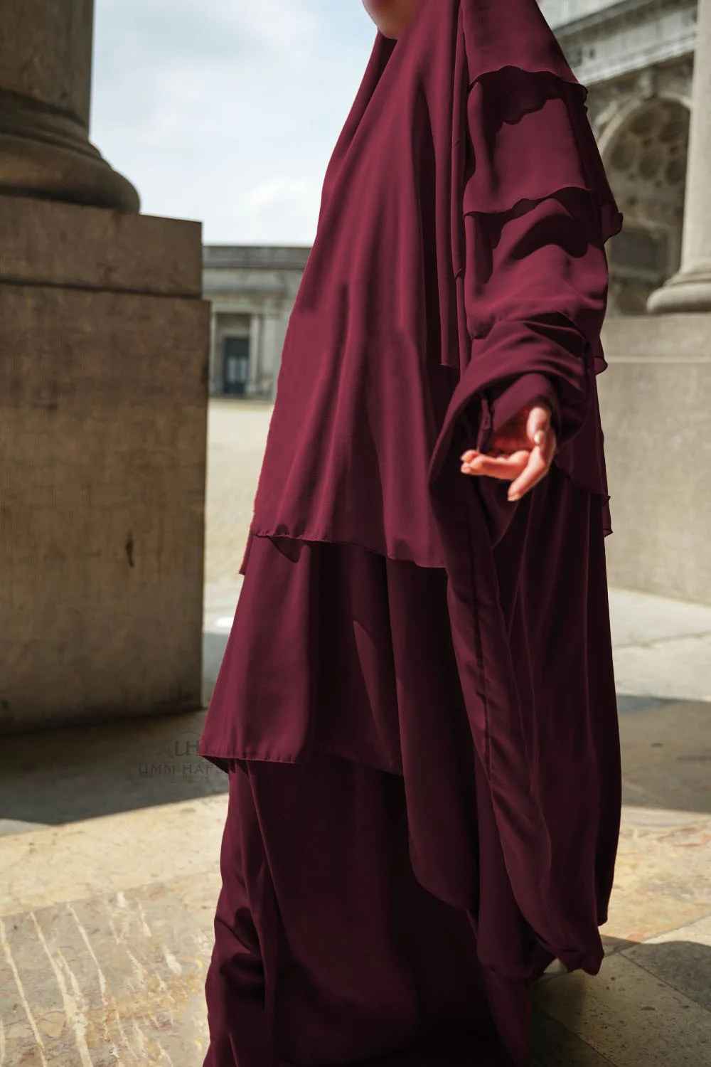Abaya 2 pièces à clips Umm Hafsa - Image 5