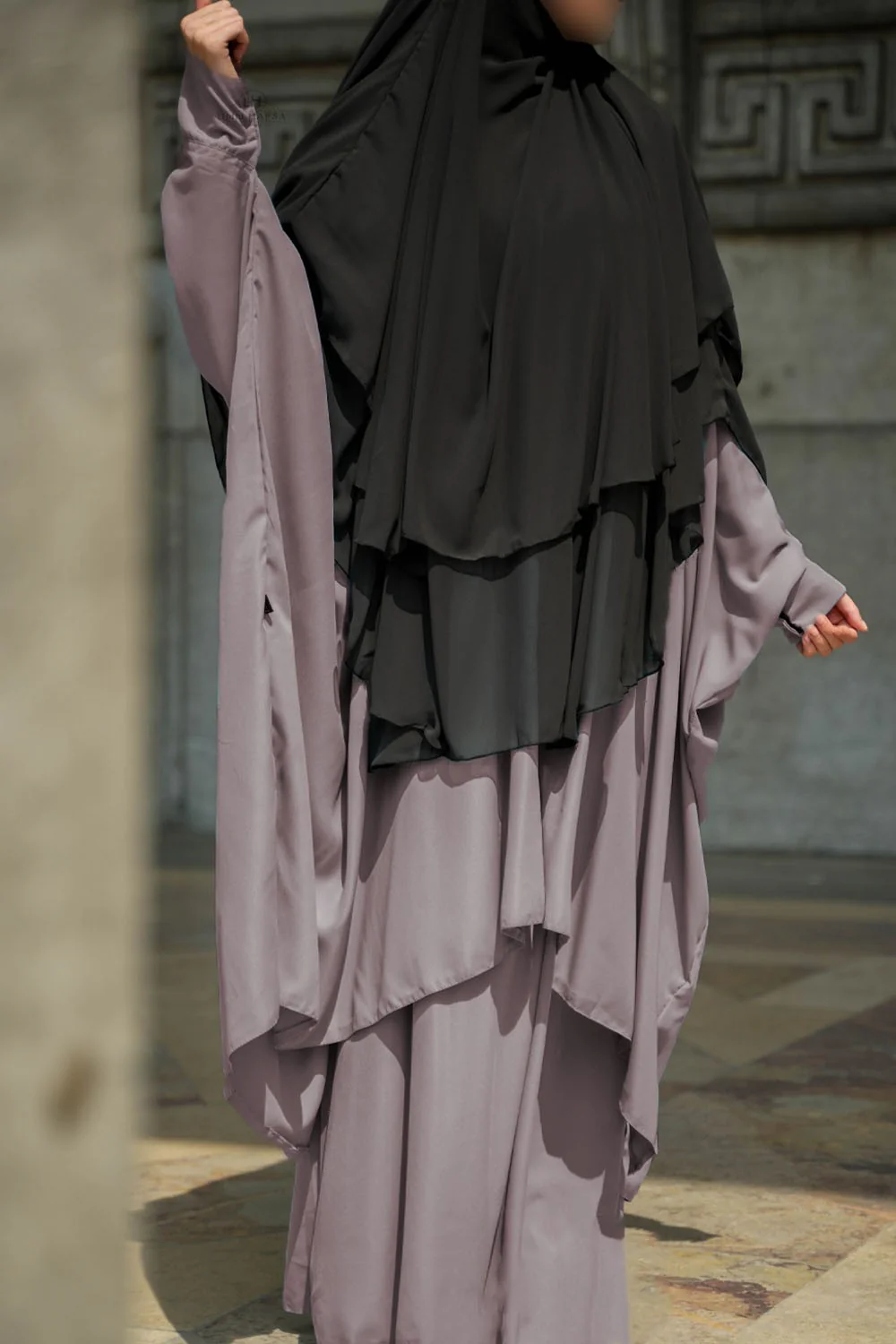Abaya 2 pièces à clips Umm Hafsa - Image 7