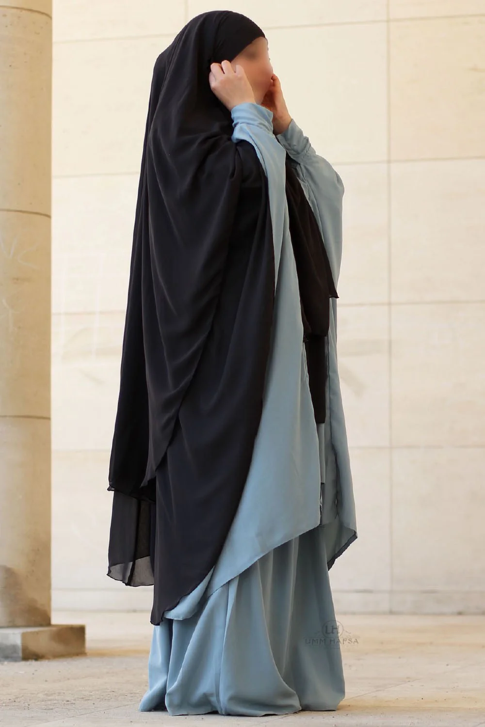 Abaya 2 pièces à clips Umm Hafsa - Image 8