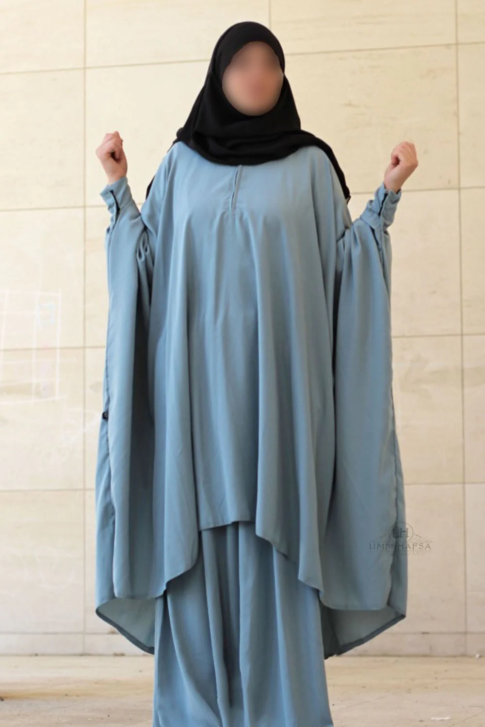 Abaya 2 pièces à clips Umm Hafsa - Image 9