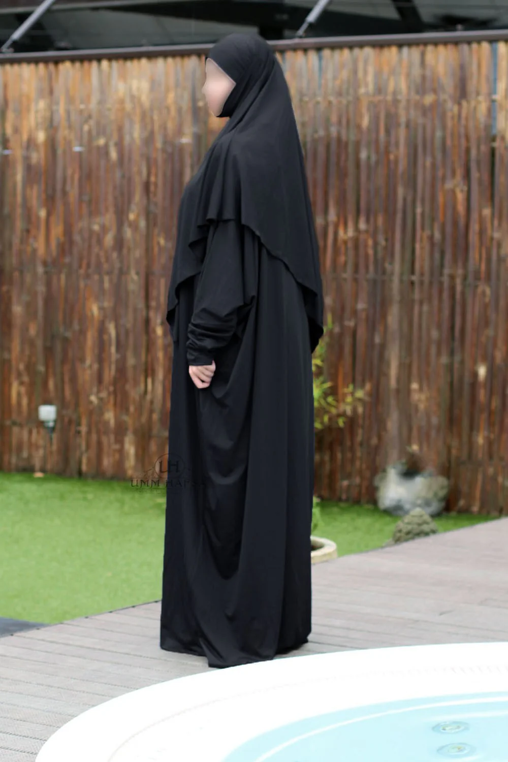 Abaya de Bain 3 Pièces by Umm Hafsa – Élégance & Pudeur à la Plage - Image 4