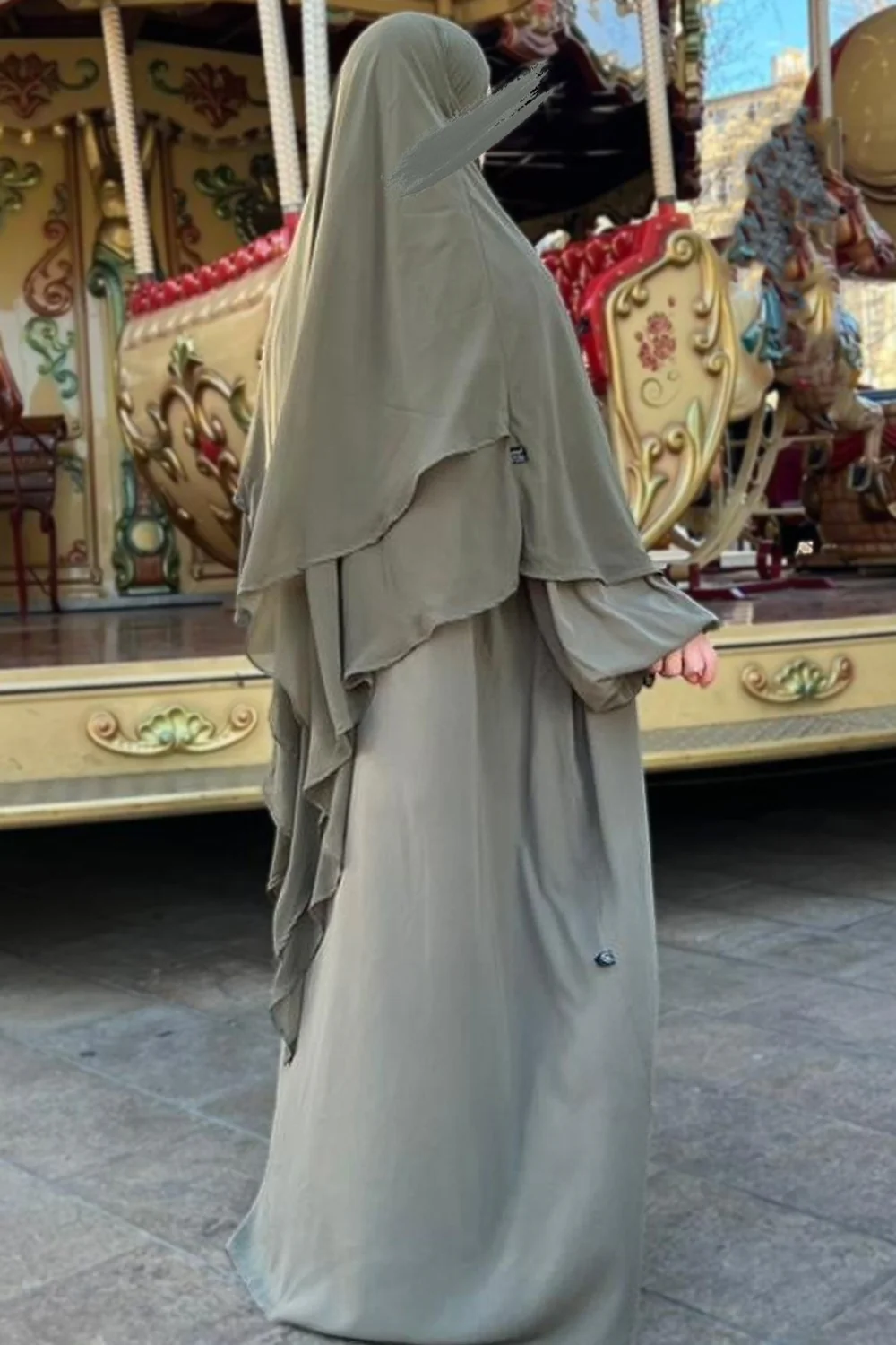 Abaya manche ballon Umm Hafsa - Image 22