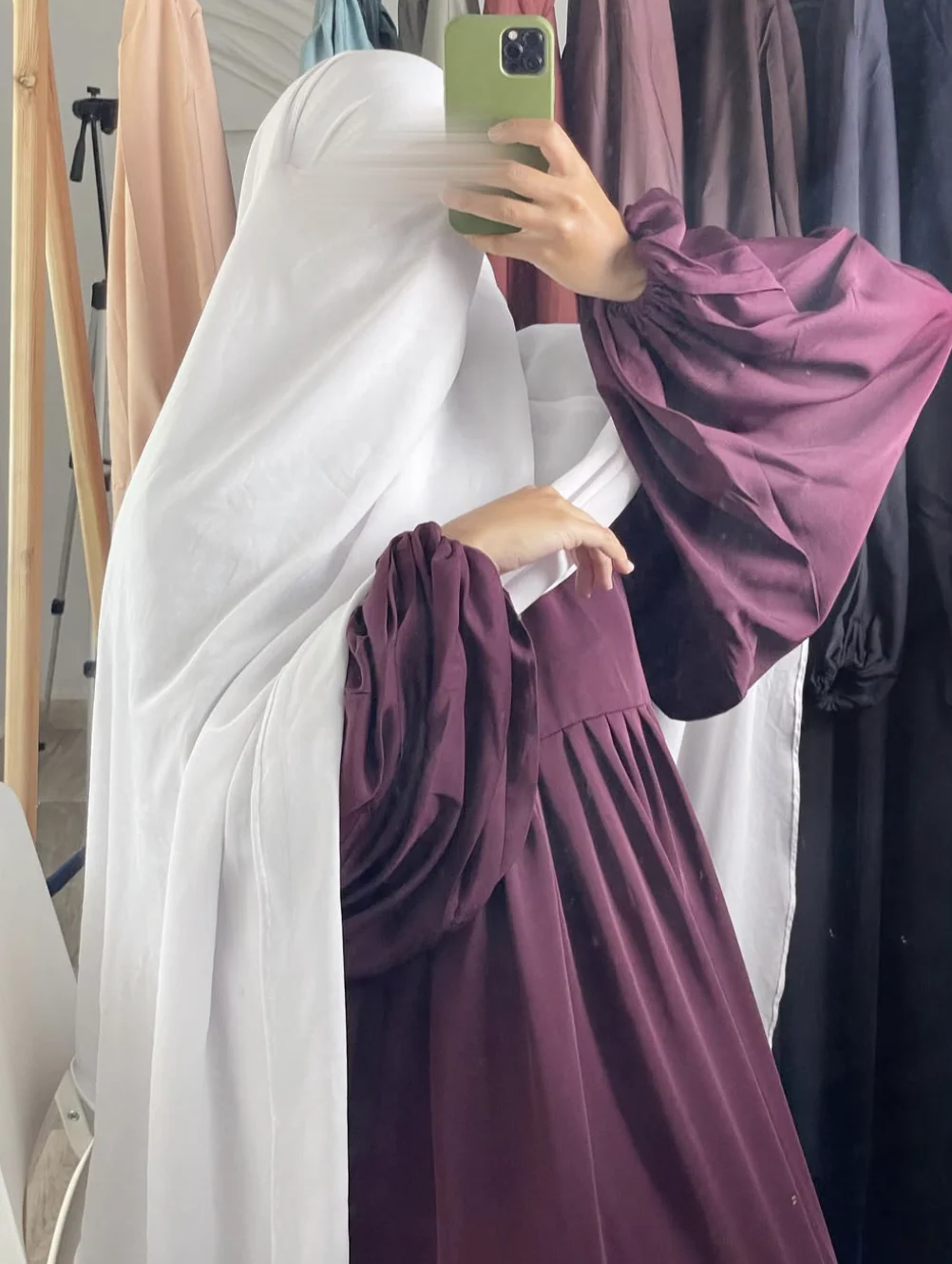 Abaya Russia Manches bouffantes - Dar Al Iman - Image 7