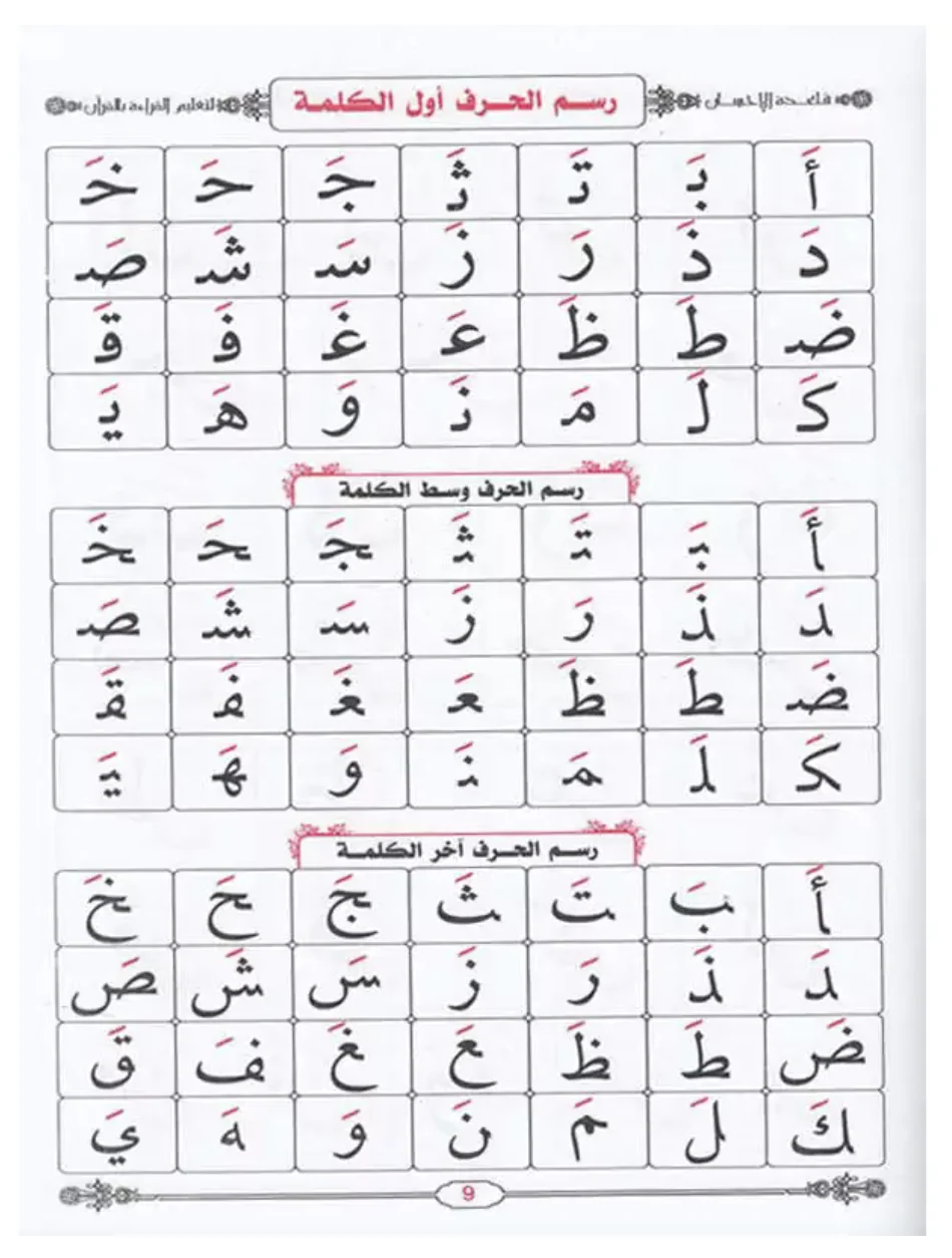 Apprentissage de la lecture arabe avec la règle Bagdadia - LIvre en arabe de Mostafa El Gindi معلم القراءة العربية - Image 5