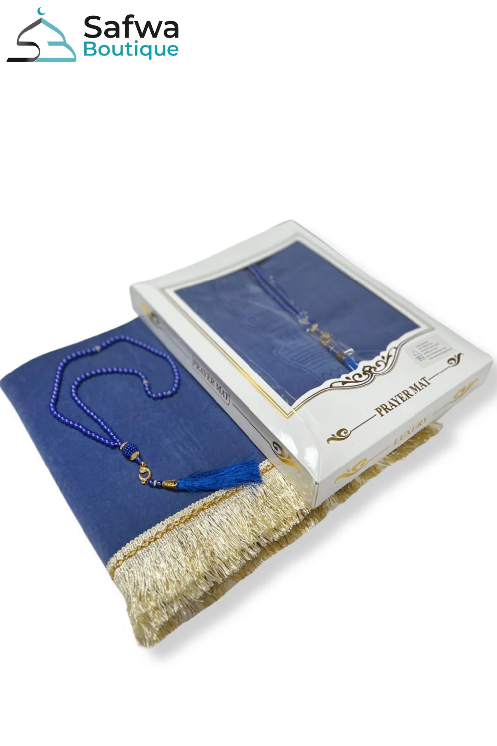 Coffret Cadeau Musulman – Tapis de Prière Velours & Chapelet (Tasbih) Élégant - Image 15