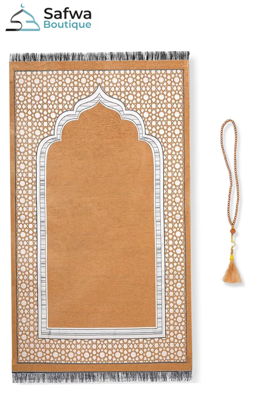 Coffret Cadeau Transparent Élégant – Tapis de Prière & Chapelet (Tasbih) | Muslim Box - Image 14