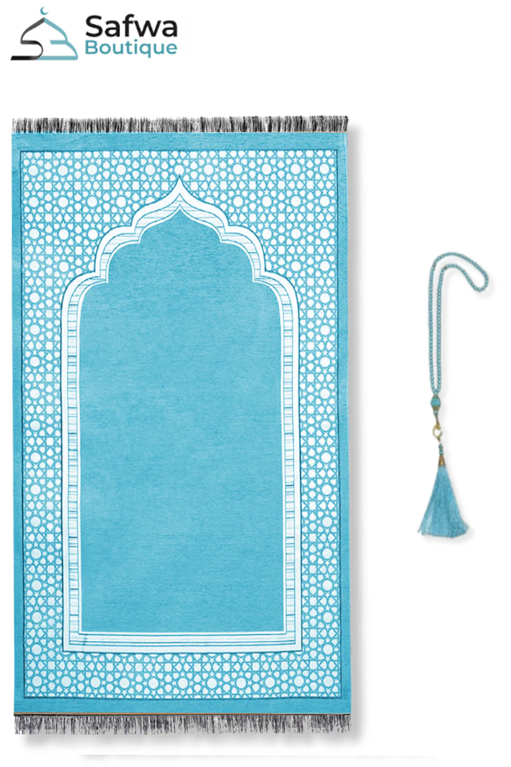 Coffret Cadeau Transparent Élégant – Tapis de Prière & Chapelet (Tasbih) | Muslim Box - Image 17