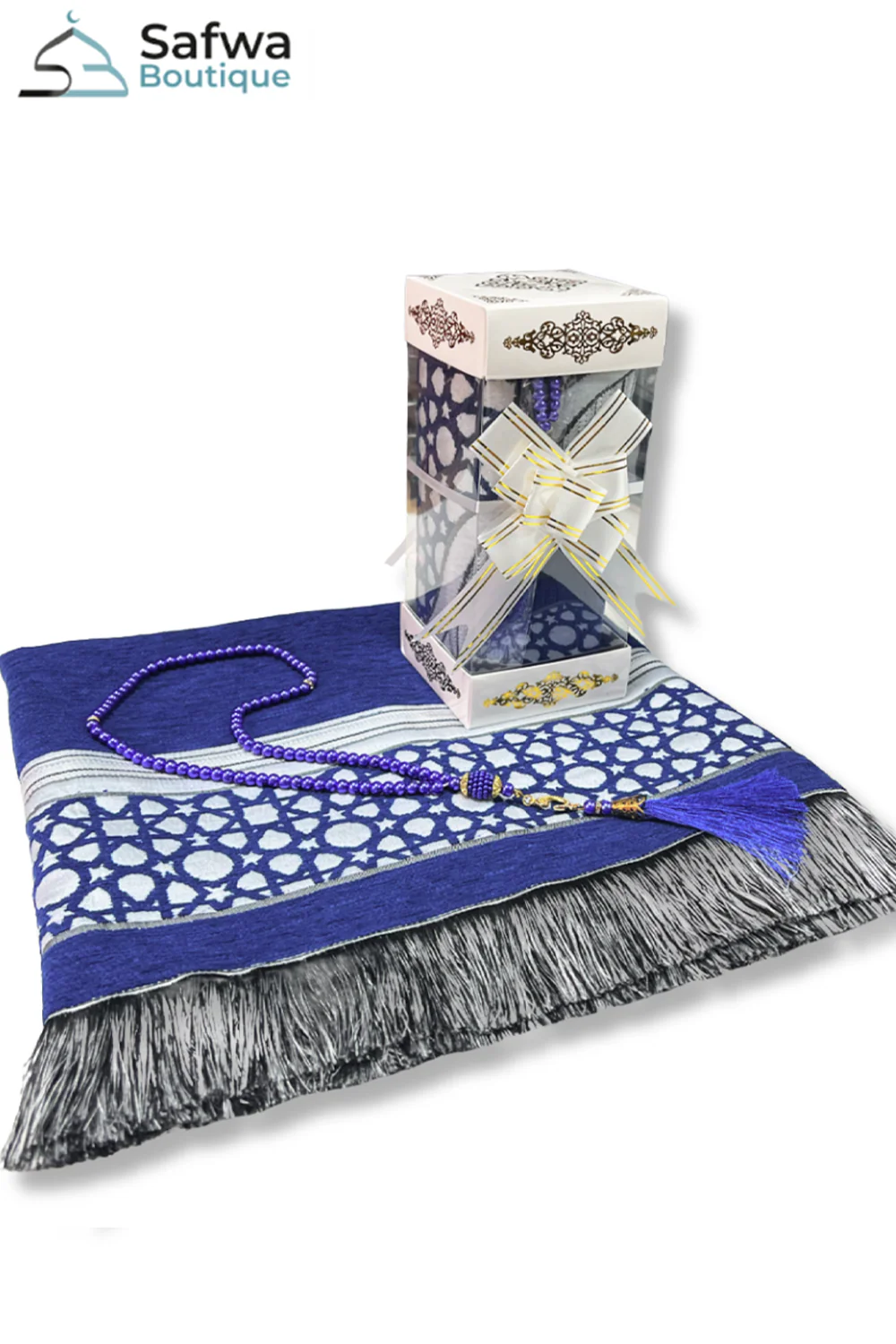 Coffret Cadeau Transparent Élégant – Tapis de Prière & Chapelet (Tasbih) | Muslim Box - Image 21