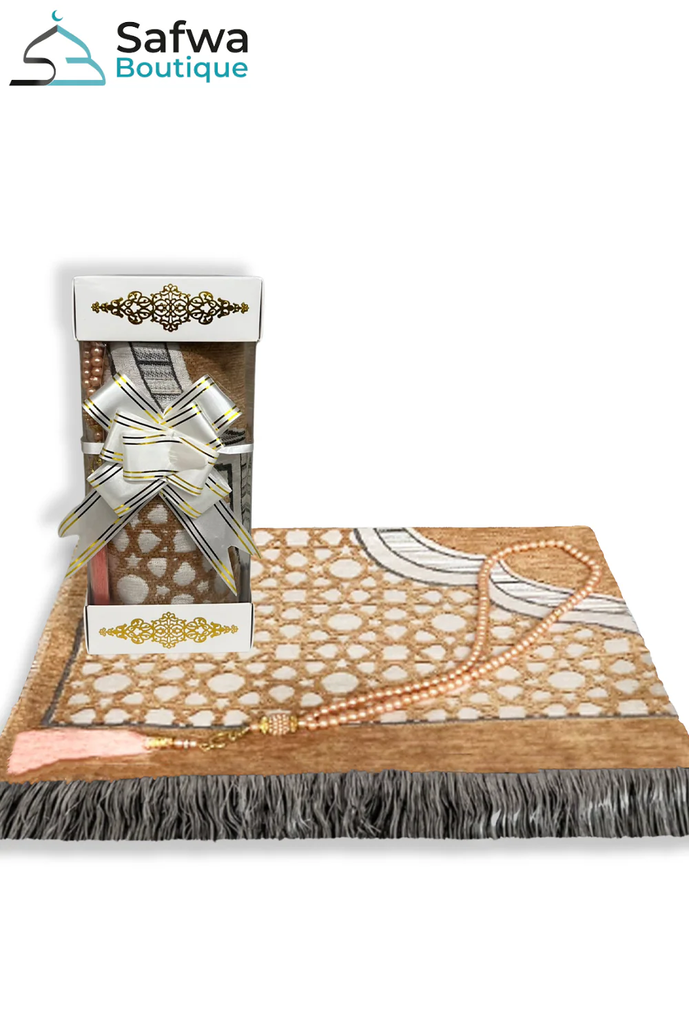 Coffret Cadeau Transparent Élégant – Tapis de Prière & Chapelet (Tasbih) | Muslim Box - Image 25