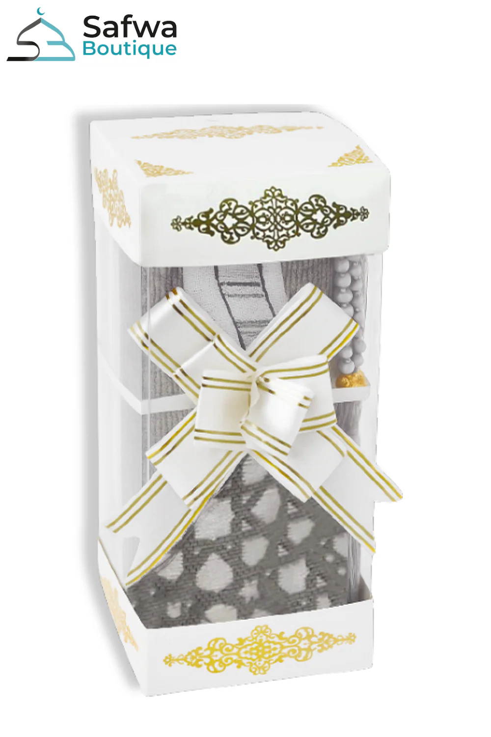 Coffret Cadeau Transparent Élégant – Tapis de Prière & Chapelet (Tasbih) | Muslim Box - Image 27
