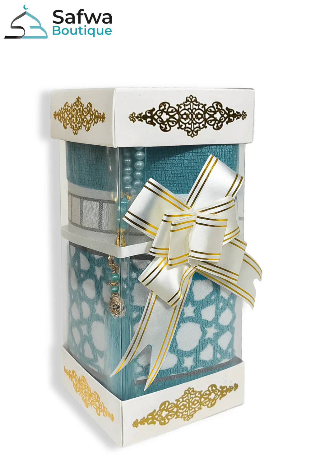 Coffret Cadeau Transparent Élégant – Tapis de Prière & Chapelet (Tasbih) | Muslim Box - Image 35