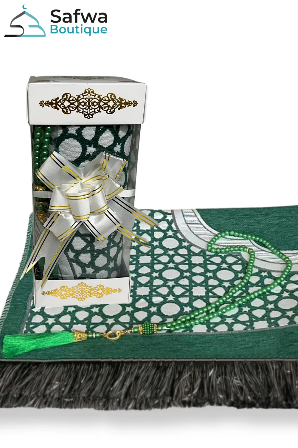 Coffret Cadeau Transparent Élégant – Tapis de Prière & Chapelet (Tasbih) | Muslim Box - Image 41
