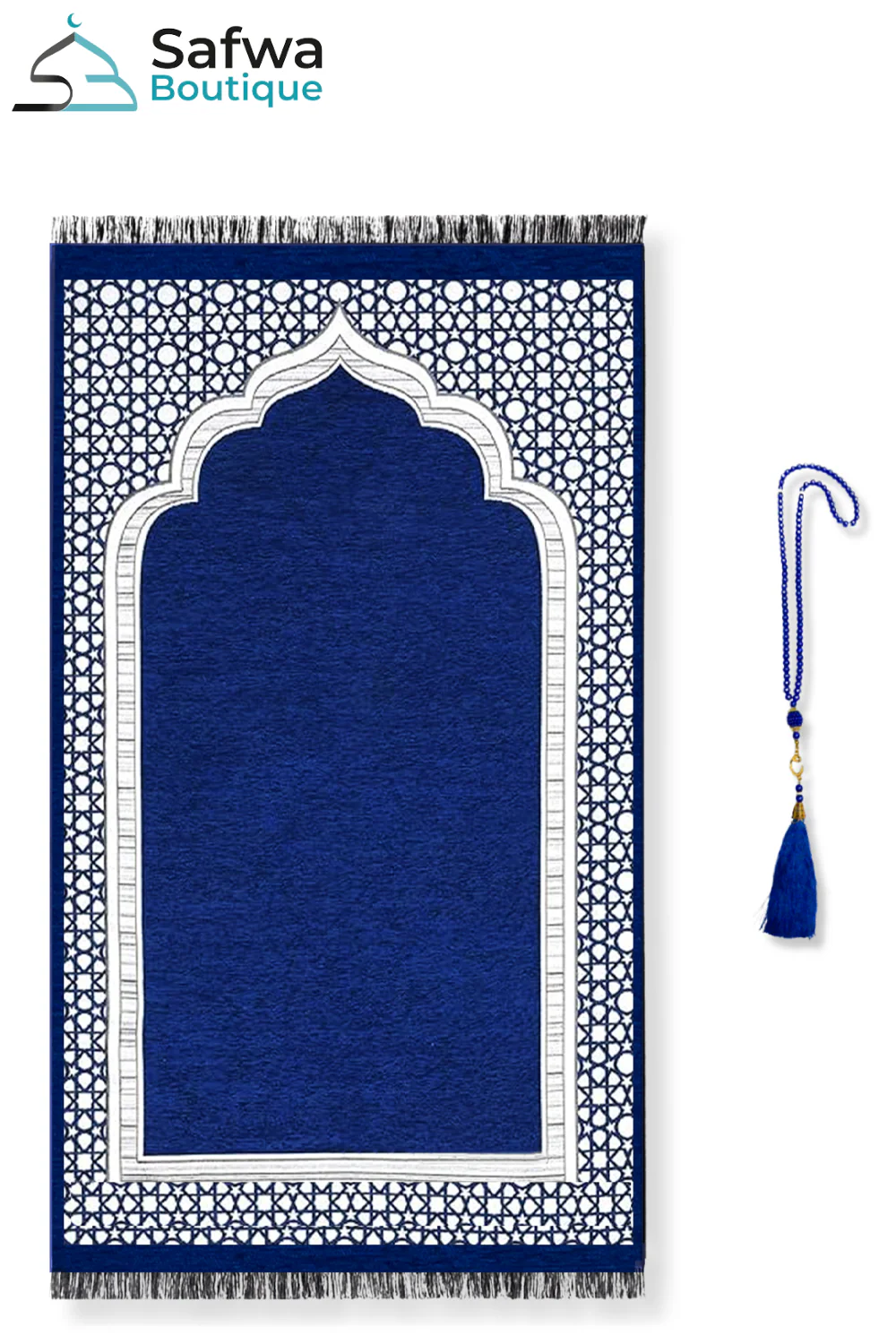 Coffret Cadeau Transparent Élégant – Tapis de Prière & Chapelet (Tasbih) | Muslim Box - Image 8