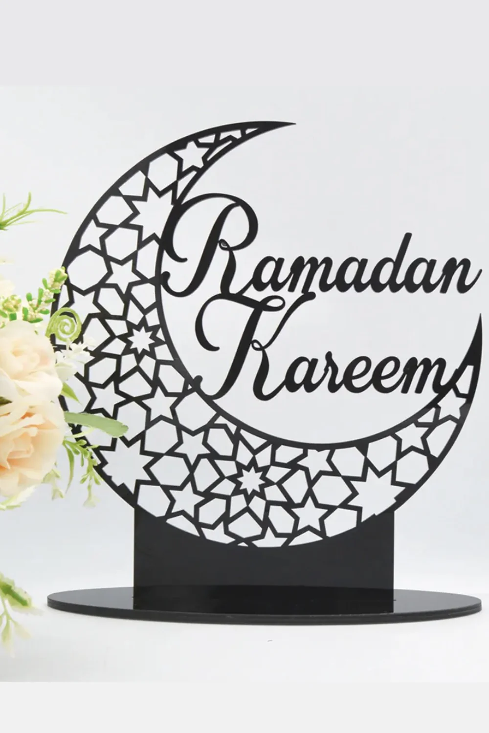 Décoration de table en acrylique - Ramadan Kareem 2025, motif islamique - Image 4