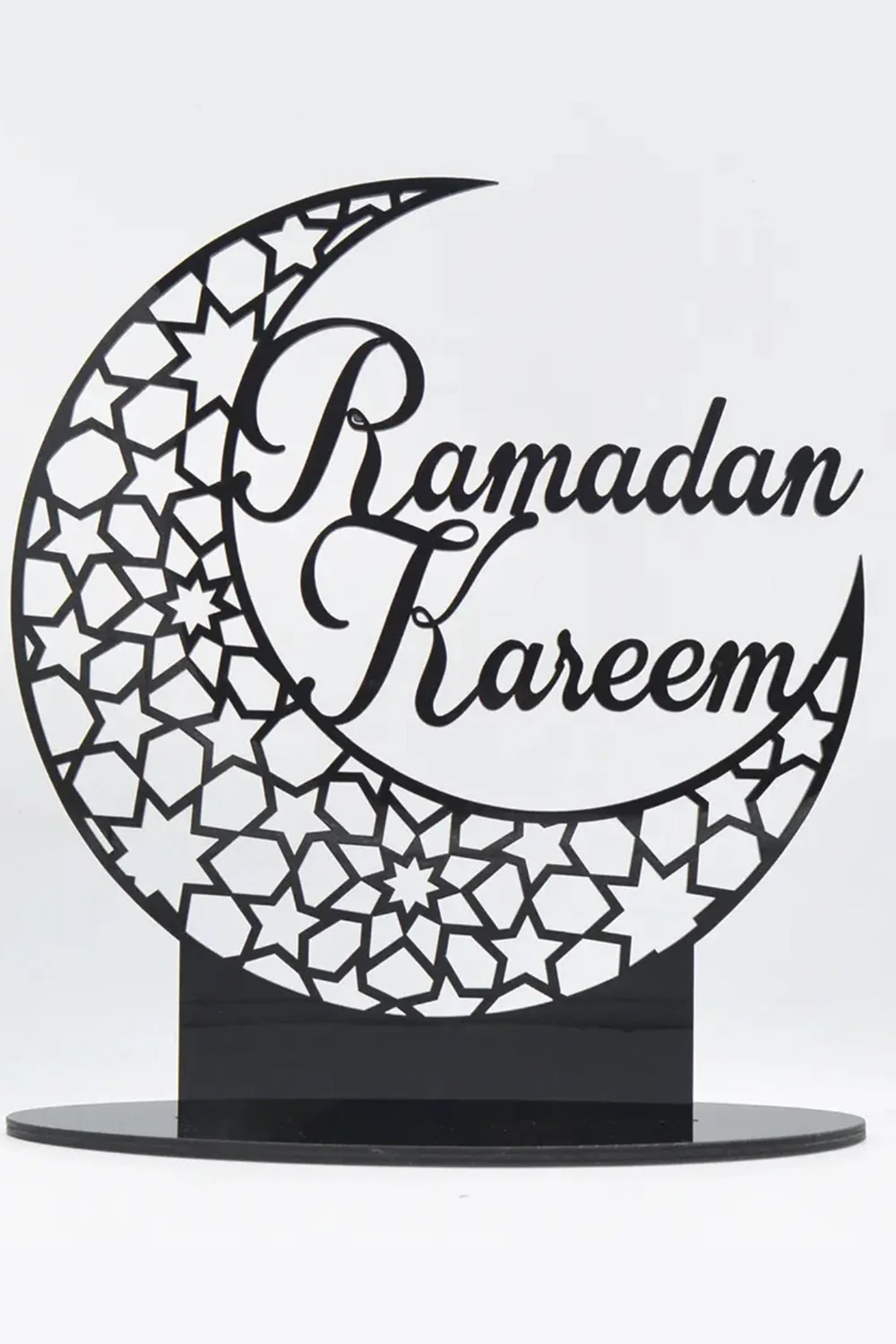 Décoration de table en acrylique - Ramadan Kareem 2025, motif islamique - Image 7