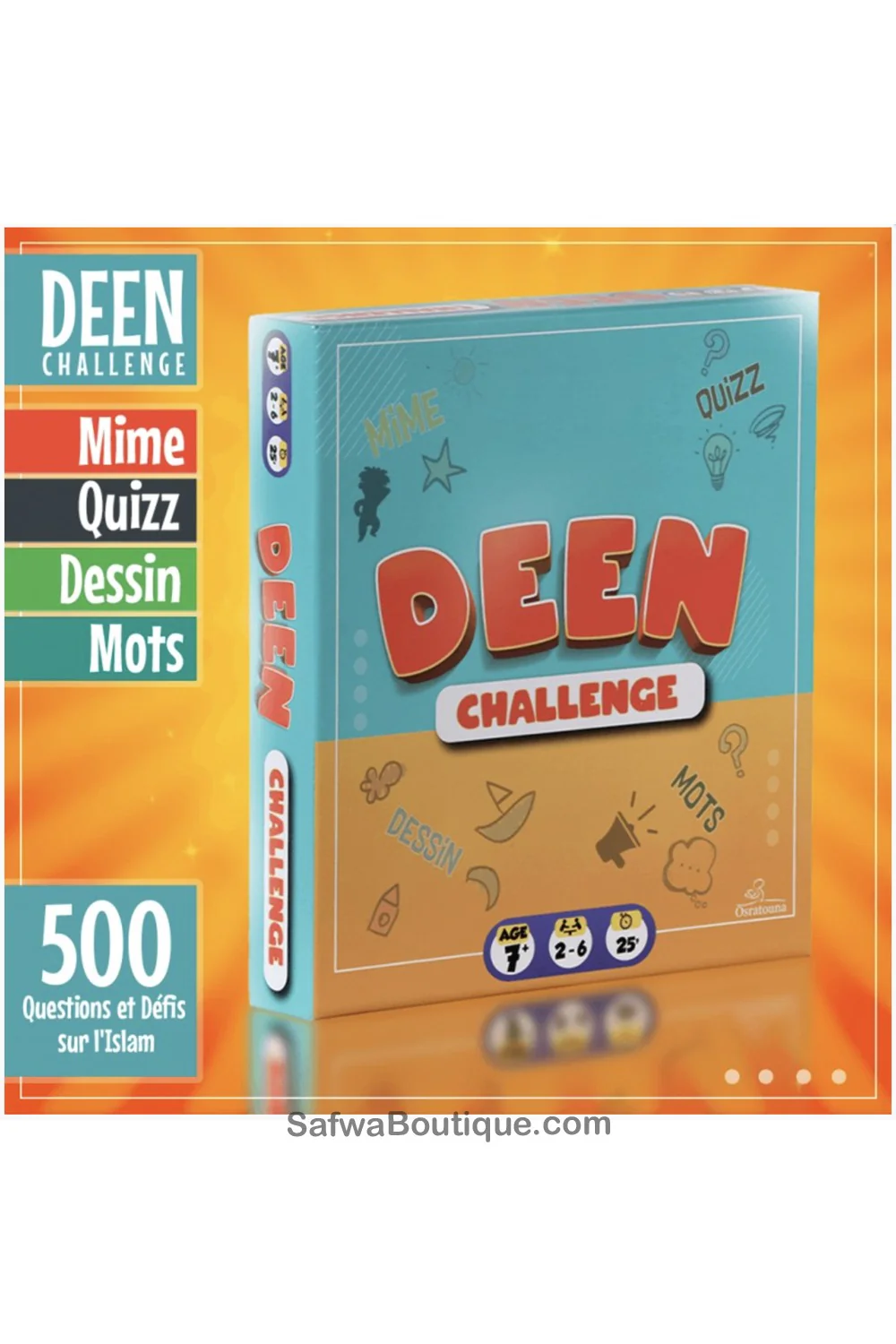Deen Challenge : 500 Questions et Défis sur l'Islam pour Petits et Grands ! (A partir de 7 ans) - Osratouna - Image 3