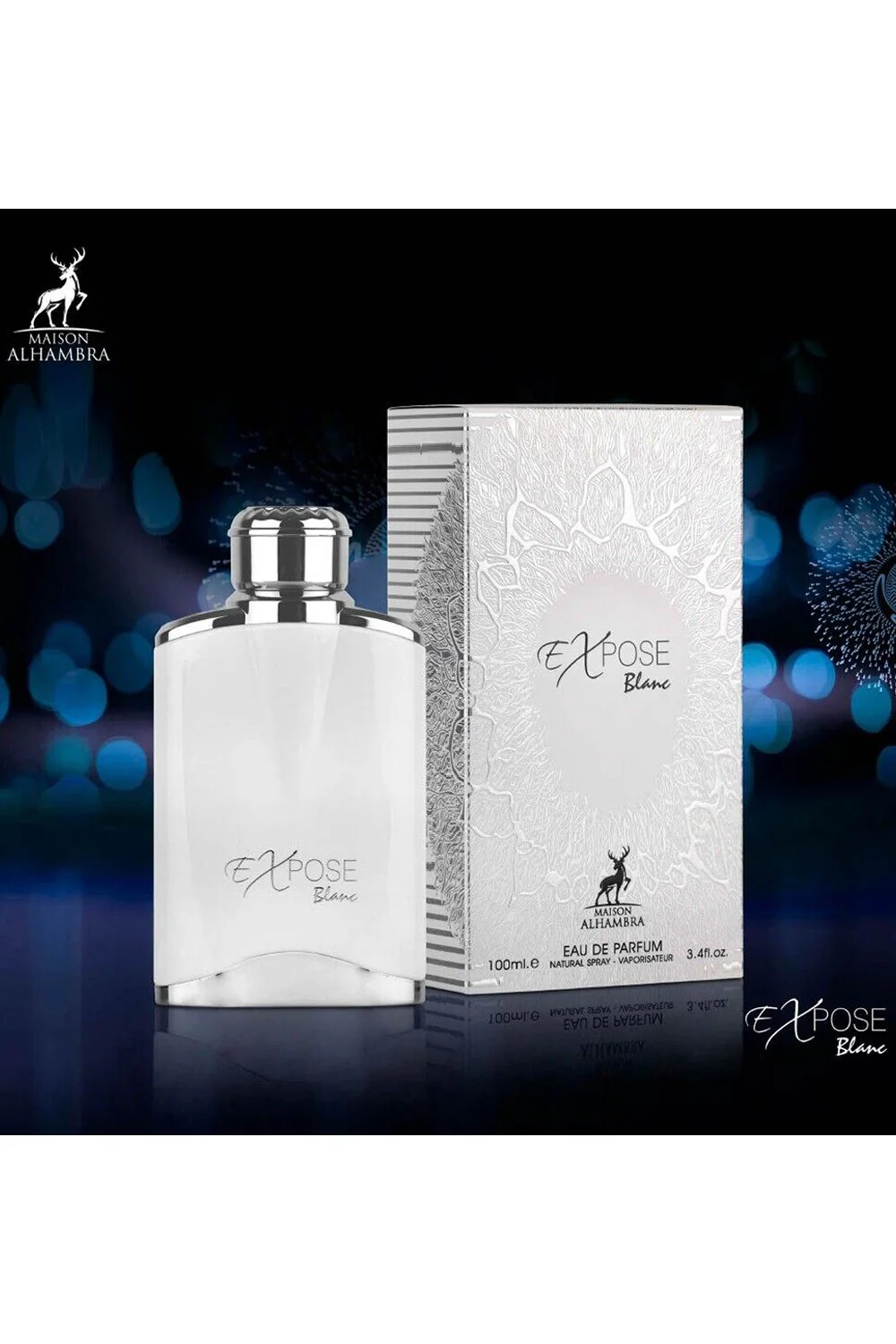 Eau de Parfum Expose Blanc ALHAMBRA 100mL - Maison Alhambra Perfumes Dubaï - Image 3