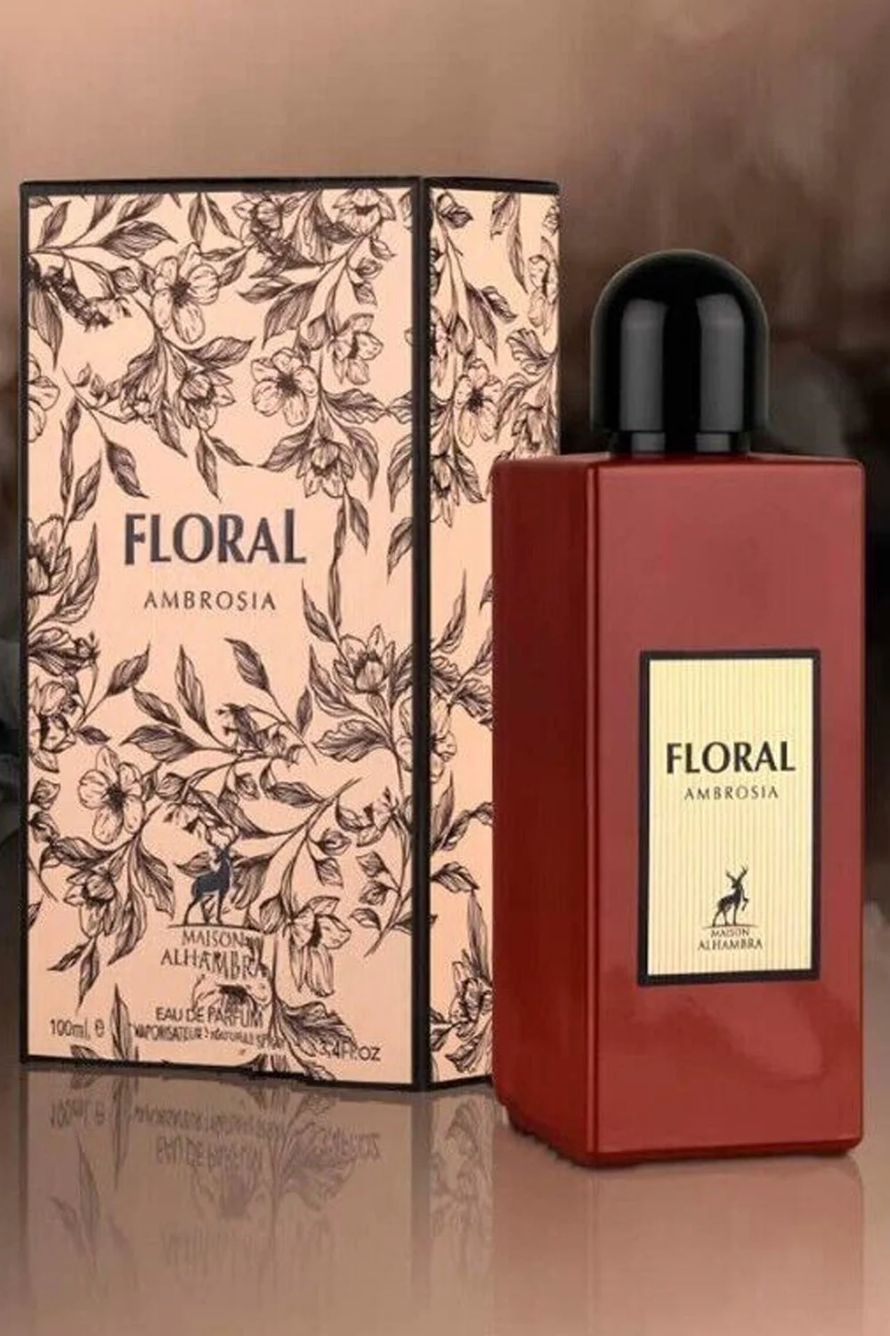 Eau de Parfum FLORAL Ambrosia ALHAMBRA 100mL - Maison Alhambra Perfumes Dubaï - Image 2