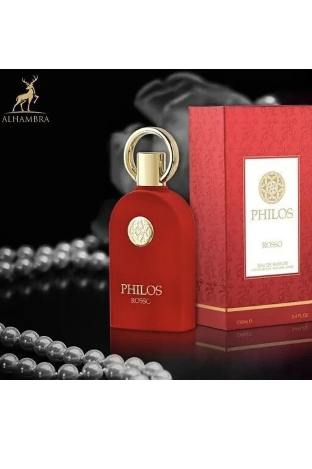 Eau de Parfum Philos Rosso ALHAMBRA 100mL - Maison Alhambra Perfumes Dubaï - Image 3