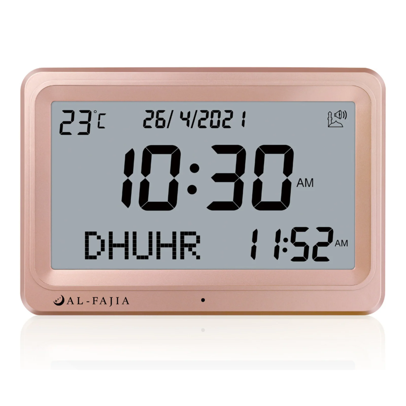 Horloge Adhan AL-FAJIA FAJ-113 Horloge (NOUVEAU MODELE) 8 sons de prière Azan - Image 5