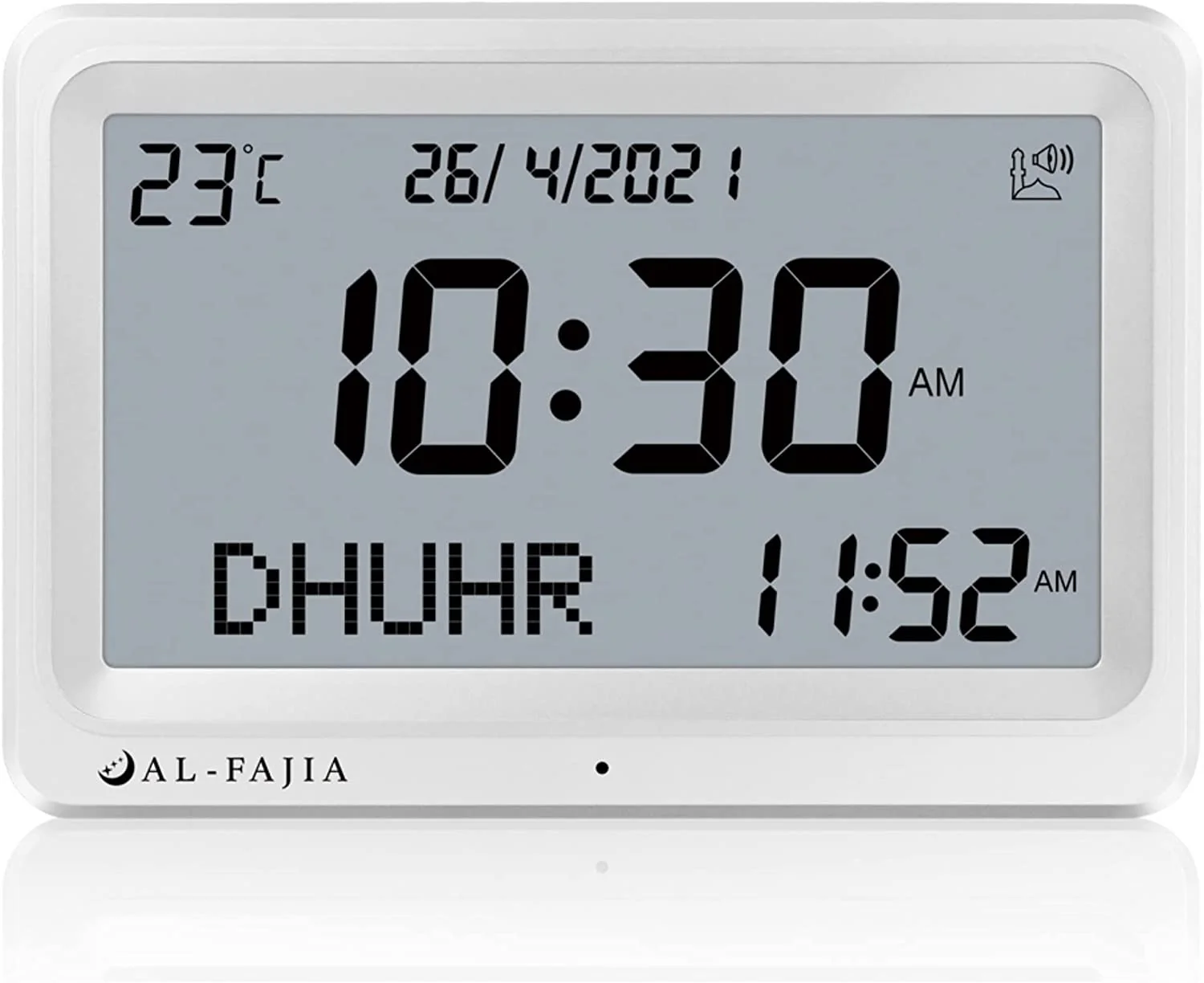 Horloge Adhan AL-FAJIA FAJ-113 Horloge (NOUVEAU MODELE) 8 sons de prière Azan - Image 6