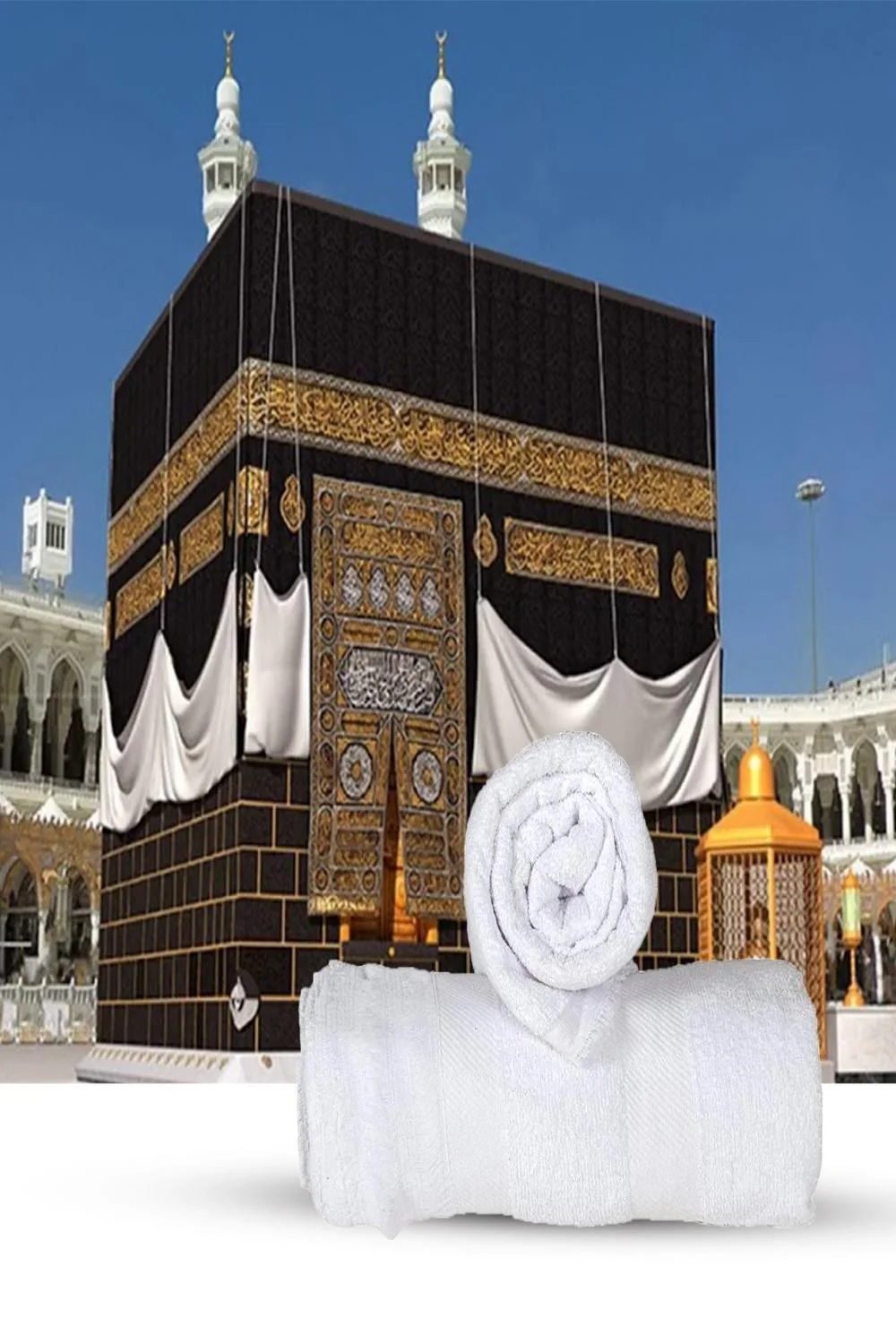 IHRAM pour Hajj et Omra – 100 % Coton Égyptien – Avec Boutons – SAFWA - Image 6