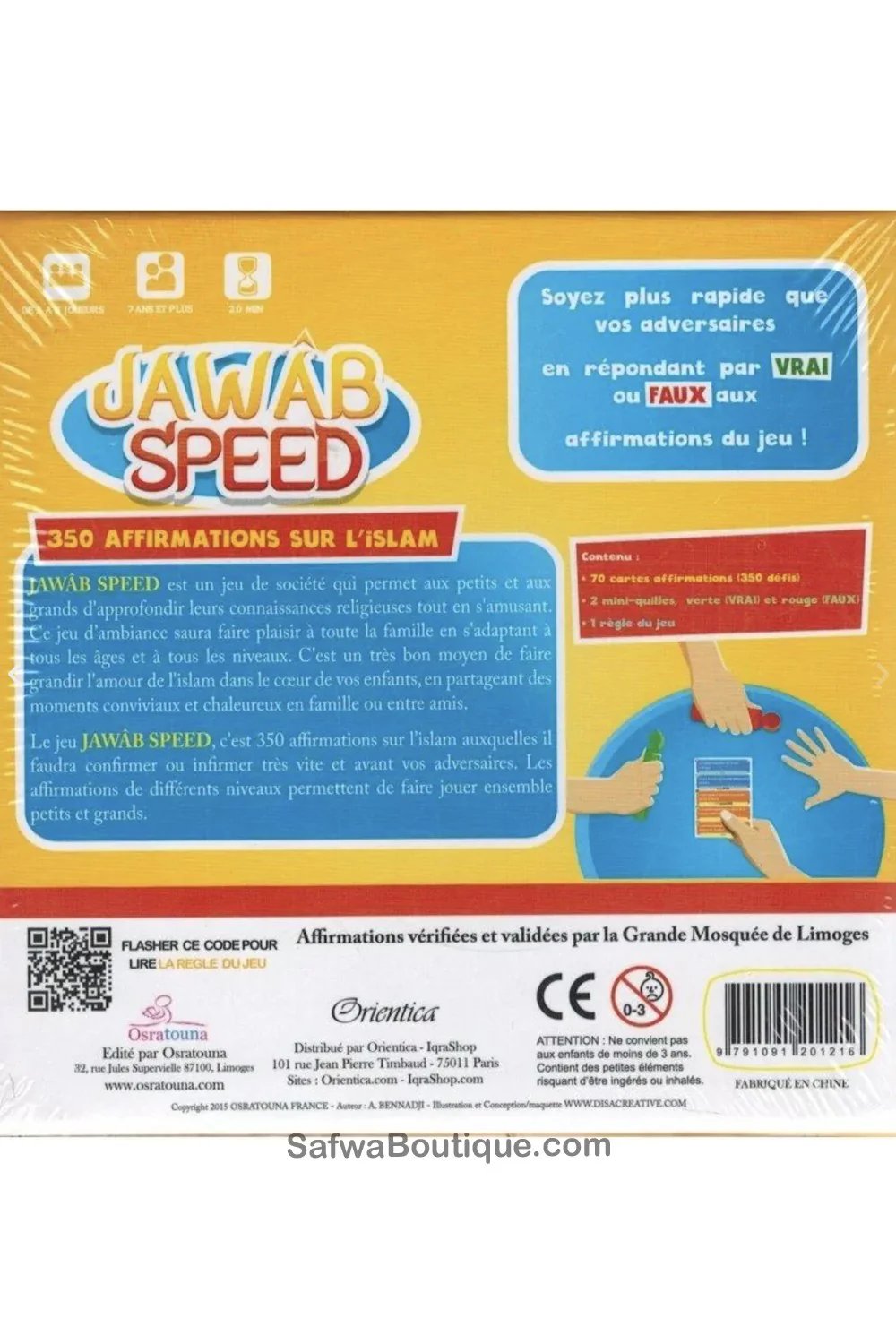 Jawab Speed - Attrapez vite, répondez juste (jeu de société) - Osratouna - Image 3
