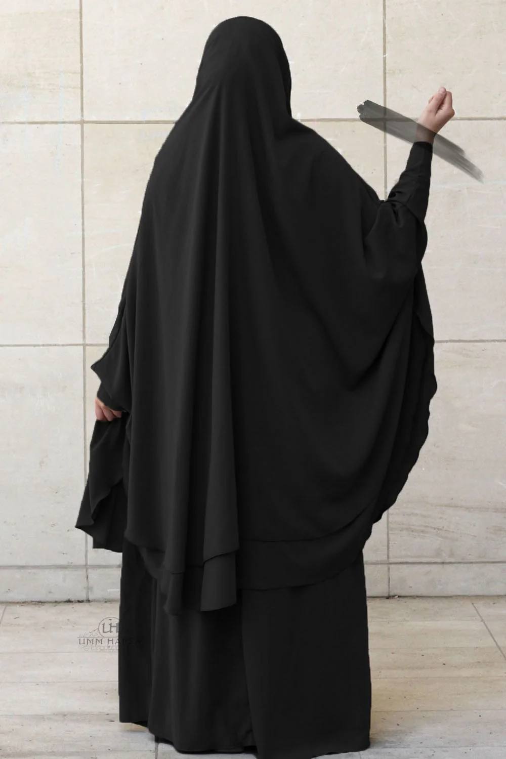 Jilbab Amira 2 voiles Umm Hafsa - Image 12