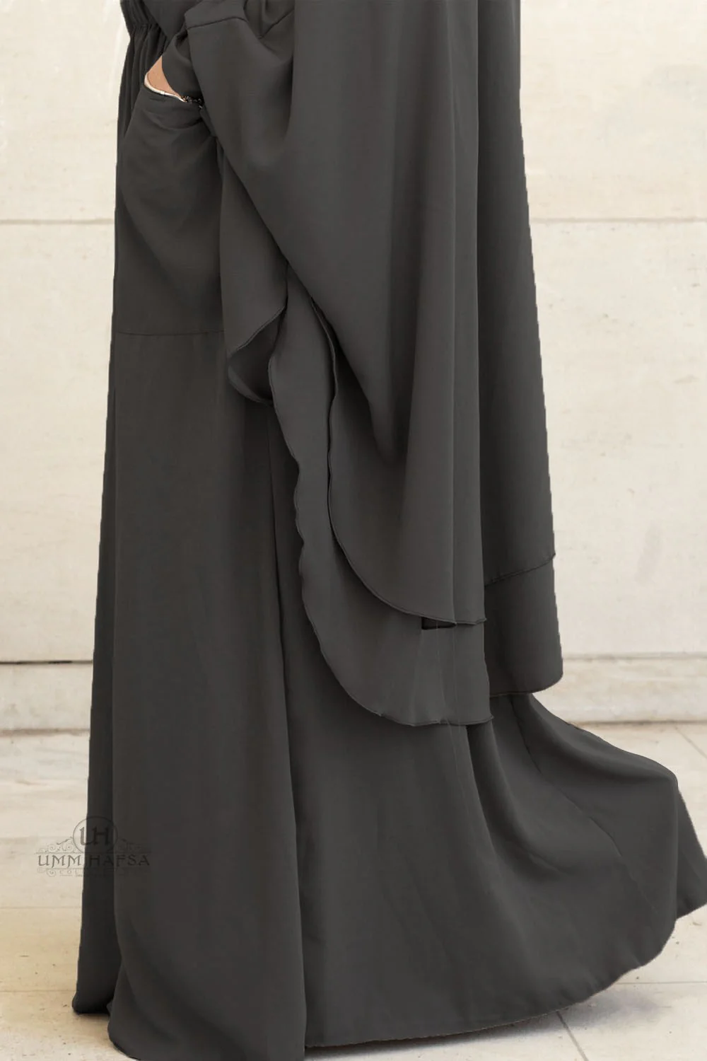 Jilbab Amira 2 voiles Umm Hafsa - Image 13