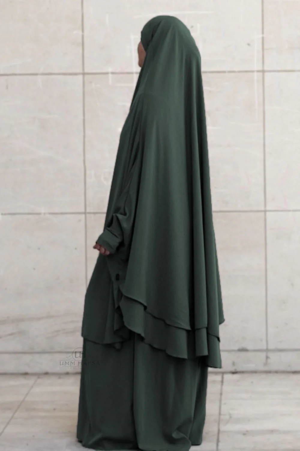 Jilbab Amira 2 voiles Umm Hafsa - Image 21