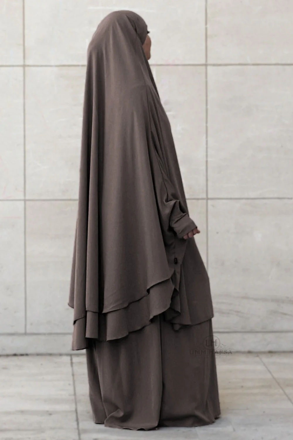 Jilbab Amira 2 voiles Umm Hafsa - Image 22
