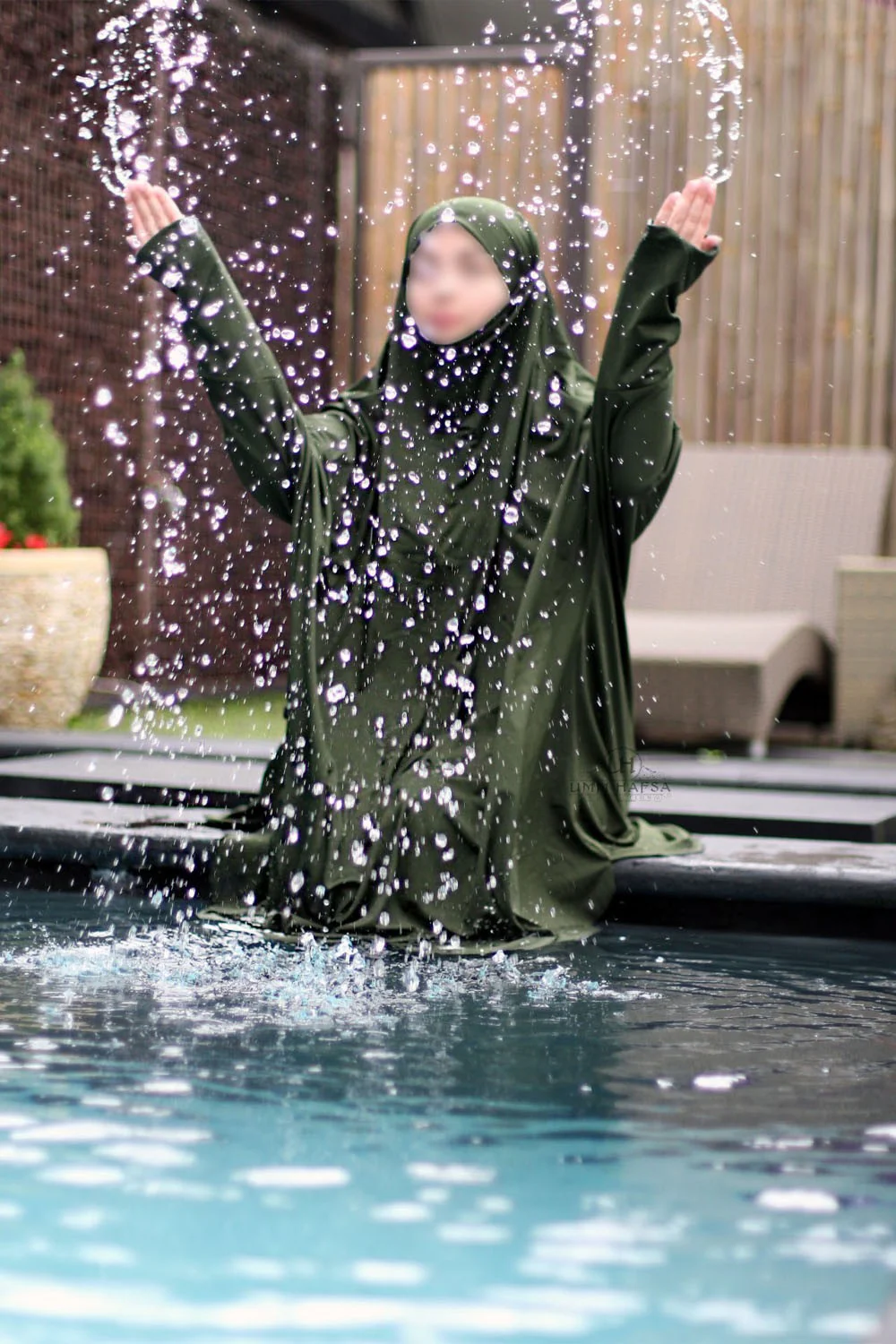 Jilbab de bain 2 pieces Umm Hafsa - Image 11