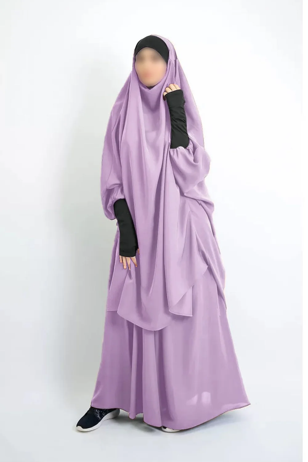 Jilbab Makkah 2 Pièces – Élégance et Légèreté | Moultazimoun - Image 3