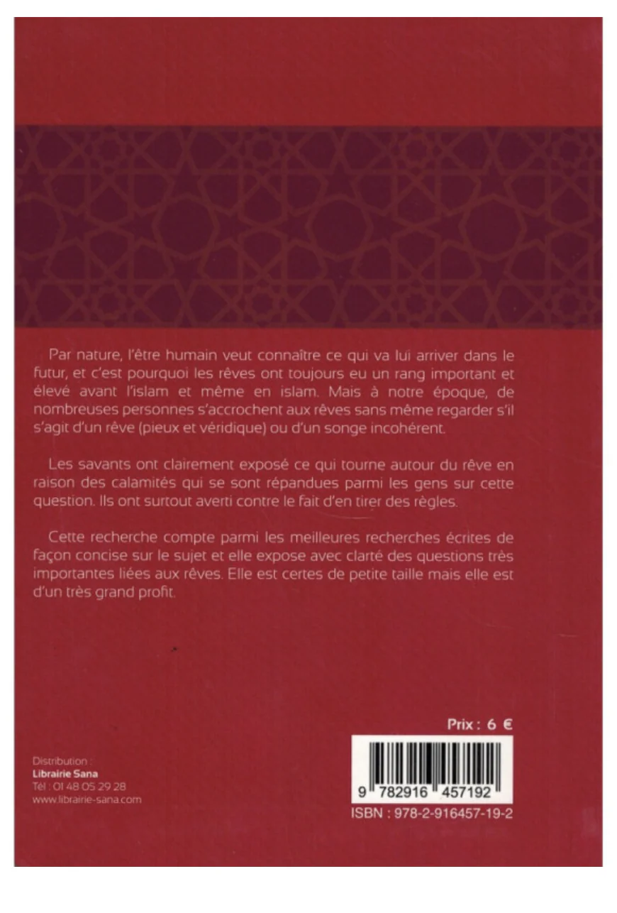 L'interprétation Des Rêves: Règles Importantes / Erreurs Courantes, De Ahmad An-Nâsîr - Éditions Tawbah - Image 2