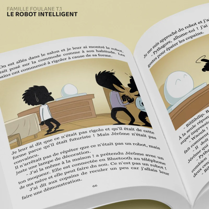 La Famille Foulane (Tome 1) : Le Robot Intelligent – Bdouin Éditions - Image 4