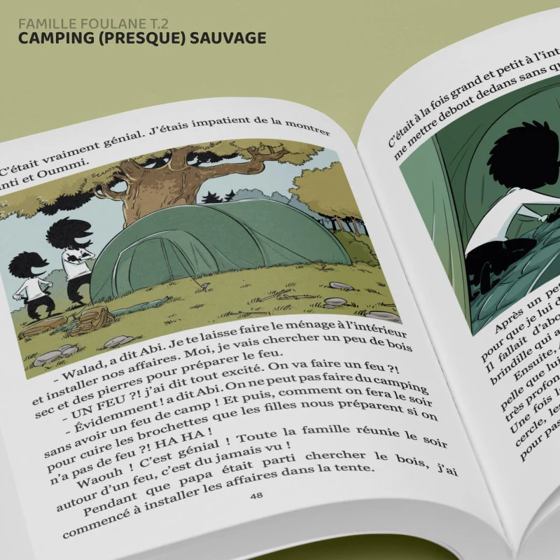 La Famille Foulane (Tome 2) : Camping (presque) sauvage - Image 3