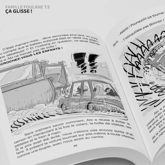 La Famille Foulane (Tome 5) : Ça Glisse ! - Bdouin Éditions - Image 4