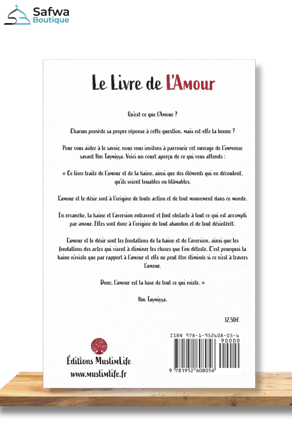 Le Livre de L'Amour de Ibn Taymiyya - Édition MuslimLife - Image 2