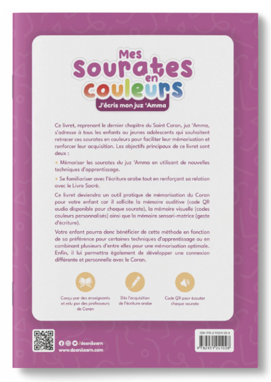 Mes sourates en couleurs : j'écris mon juzz 'Amma - EDITION DeeniLearn - Image 4