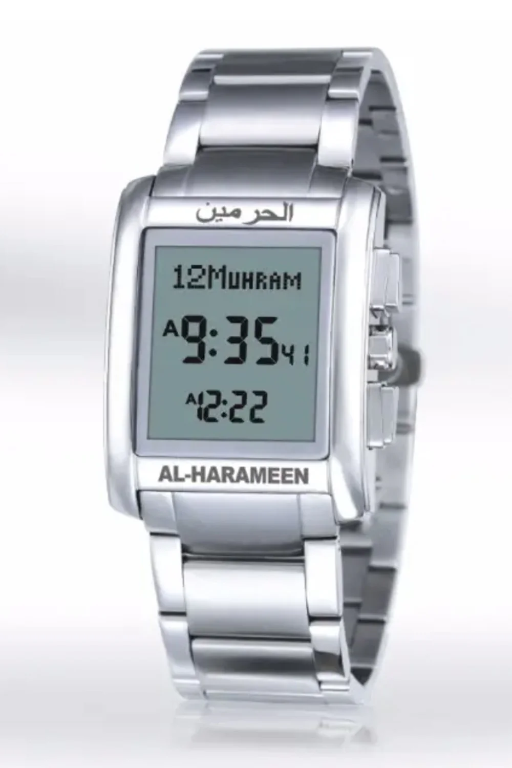 Montre de luxe originale AL-HARAMEEN HA-6208 Montre horaires Azan 50m étanche, Montre azan numérique - Image 3