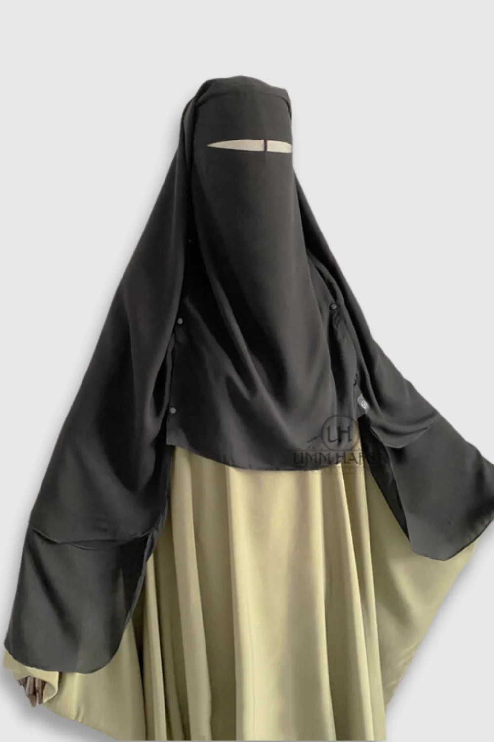 Niqab/Sitar cape à clips 1m50 Umm Hafsa - Image 3