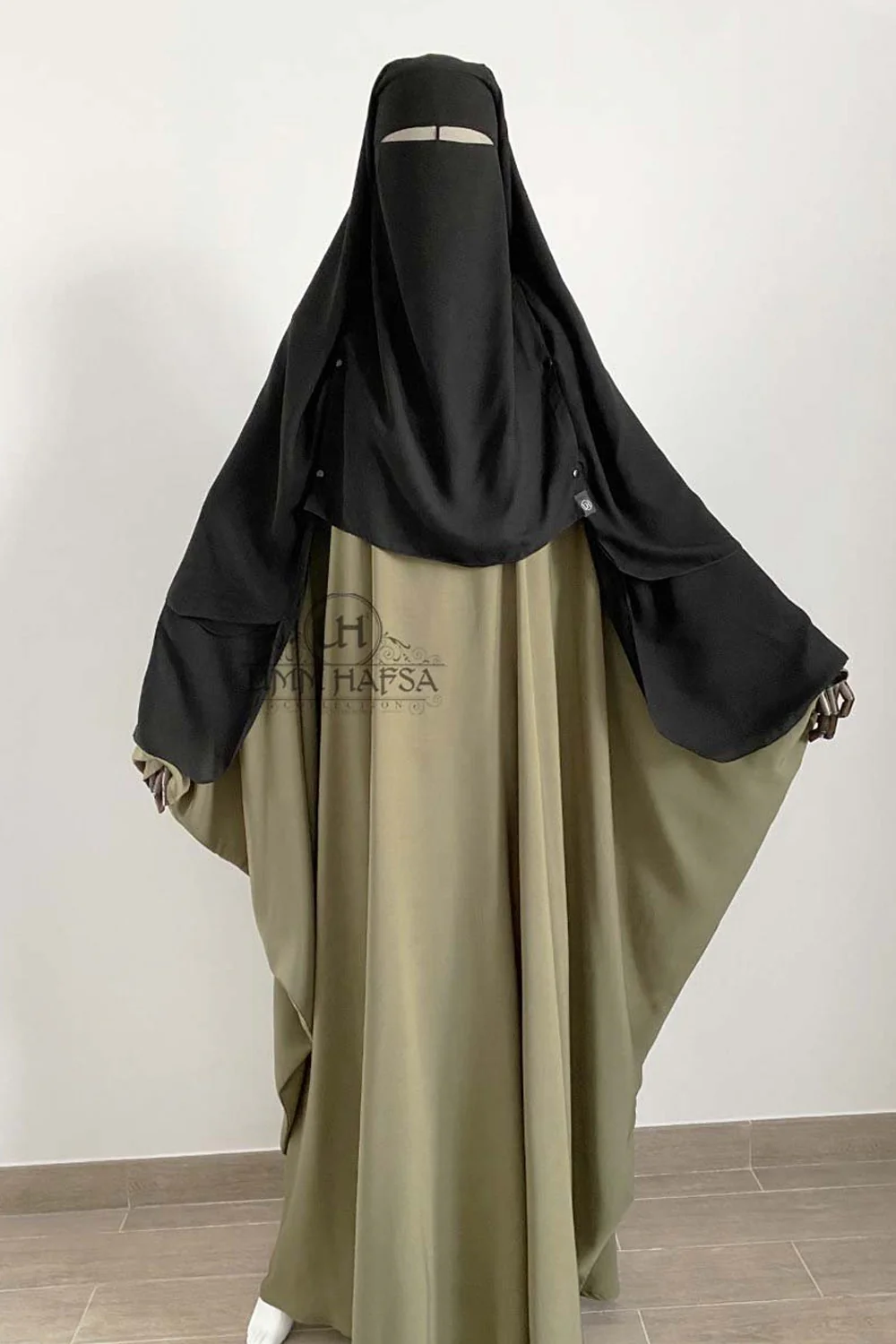 Niqab/Sitar cape à clips 1m50 Umm Hafsa - Image 4