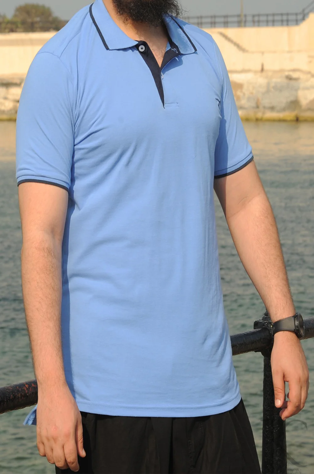 Polo oversize 100% coton Rayane 11PO - Image 3