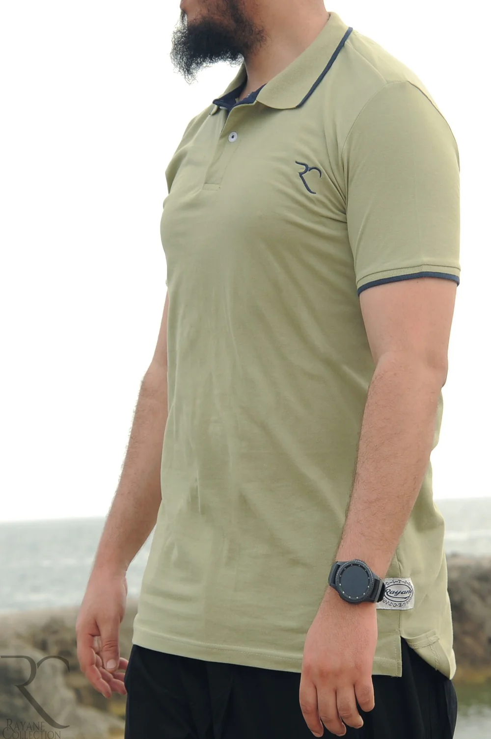 Polo oversize 100% coton Rayane 11PO - Image 4