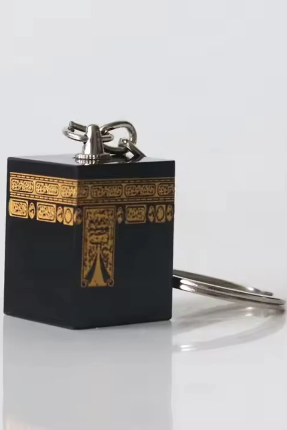 Porte-clés artisanal en cristal Kaaba avec boîte cadeau – Idéal pour Ramadan et l'Aïd - Image 5