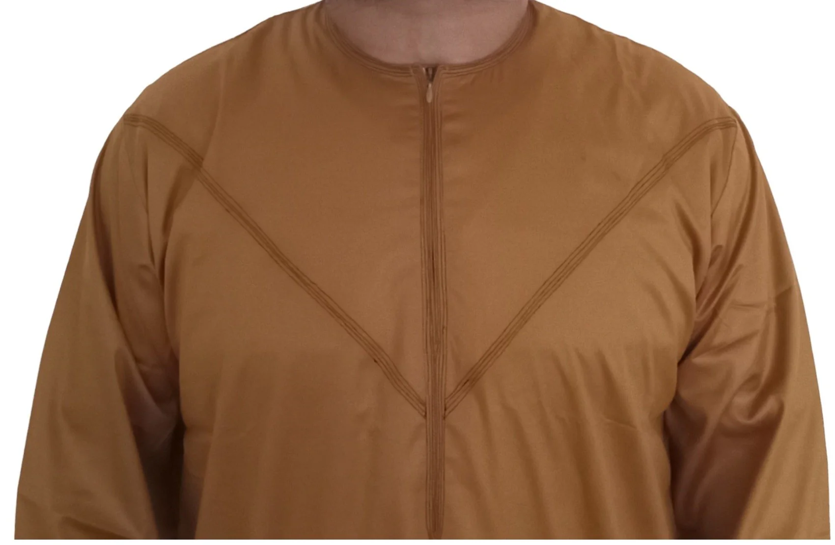 Qamis Émirati en Satin Précieux – Manches Longues | Sultan - Image 11